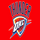 NBA OKLAHOMA CITY THUNDER logo