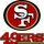 NFL TEAMS - 49ers | UHD logo