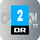 |DK| DR2 logo