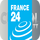 |CA-FR| FRANCE 24 logo