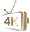8K Strong Gold logo profile